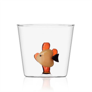 Marine Garden Tumbler pesce giallo - alga ambra