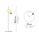 Idea Table lampada da tavolo Slamp dimensioni