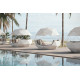 Iglu Daybed Vondom ambientazione versione con parasole