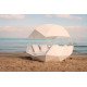 Iglu Daybed Vondom ambientazione versione con parasole