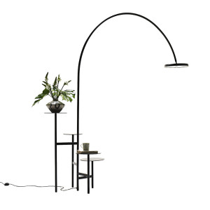 Ikebana Lamp ad arco