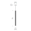 Ilium lampada a sospensione Nemo Lighting dimensioni