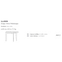 Melanges Tavolino MN11 Covo dimensioni