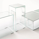 Illusion Tavolino 39x39x39 Glas dettaglio