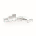 Illusion Tavolino 70x70x33 Glas vista