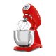 Impastatrice Full Color Smeg SMF03RDEU Rosso