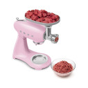 Impastatrice Full color Smeg SMF05PKEU Rosa optional tritatutto