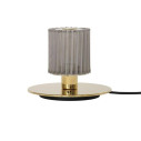 In The Sun Table 220 Lampada da tavolo DCW éditions vista Oro-Argento spenta