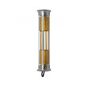 In The Tube 100-500 Wall Lampada da parete DCW éditions vista gold-mesh con deflettore oro e tappo trasparente