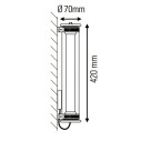 In The Tube 360° 400 Wall Lampada da parete DCW éditions dimensioni
