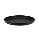 Alessi JM14/35 BT Vassoio rotondo in acciaio colorato Nero vista