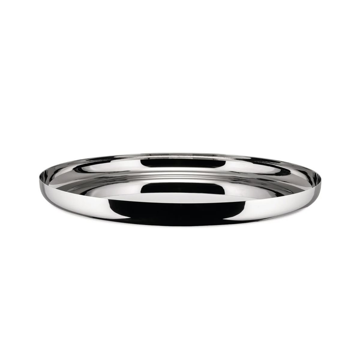 Alessi JM14/35 L Vassoio rotondo in acciaio Inox
