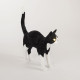 Jobby The Cat Lamp Black and White Seletti dettaglio