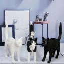 Jobby The Cat Lamp Black Seletti ambientazione