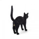 Jobby The Cat Lamp Black Seletti vista