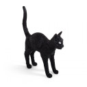 Jobby The Cat Lamp Black Seletti vista