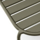 Tavolino da caffè da esterno Joncols in alluminio verniciato verde Ø 110 x 62 cm Kave Home dettaglio