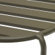 Tavolino da esterno Joncols in alluminio verniciato verde Ø 60 cm Kave Home dettaglio