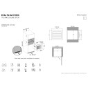 Dunavox Joy-24 cantinetta vino 24 bottiglie monozona disegni di installazione