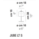 Jube LT S lampada da tavolo Vistosi dimensioni