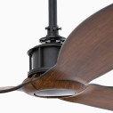 Ventilatore a soffitto Just Fan M nero-legno DC Faro dettaglio