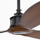 Ventilatore a soffitto Just Fan M nero-legno DC Faro dettaglio