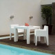 Jut Tavolo 90x90x75 Vondom ambientazione