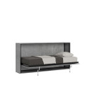 Letto a scomparsa Kando singolo Ityhome cemento aperto