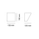 Katai 2601A lampada a parete 9010 novantadieci dimensioni