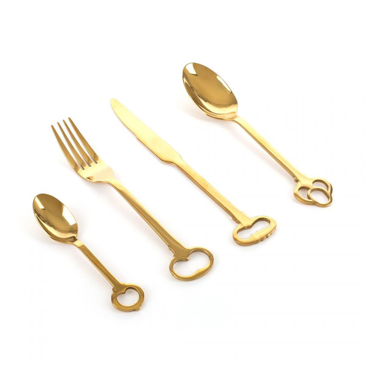 Keytlery Gold Set di posate Seletti