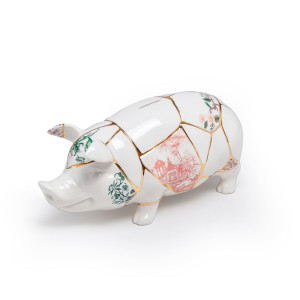 Kintsugi Piggy Bank Salvadanaio Seletti