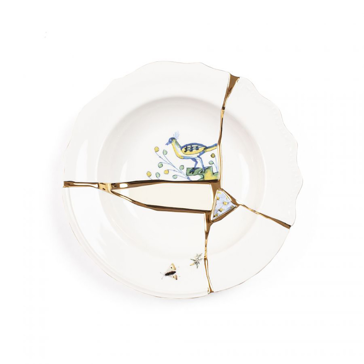 Kintsugi Soup Plate 09621 Seletti