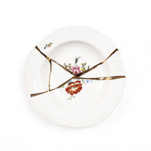 Kintsugi Soup Plate 09622 Seletti