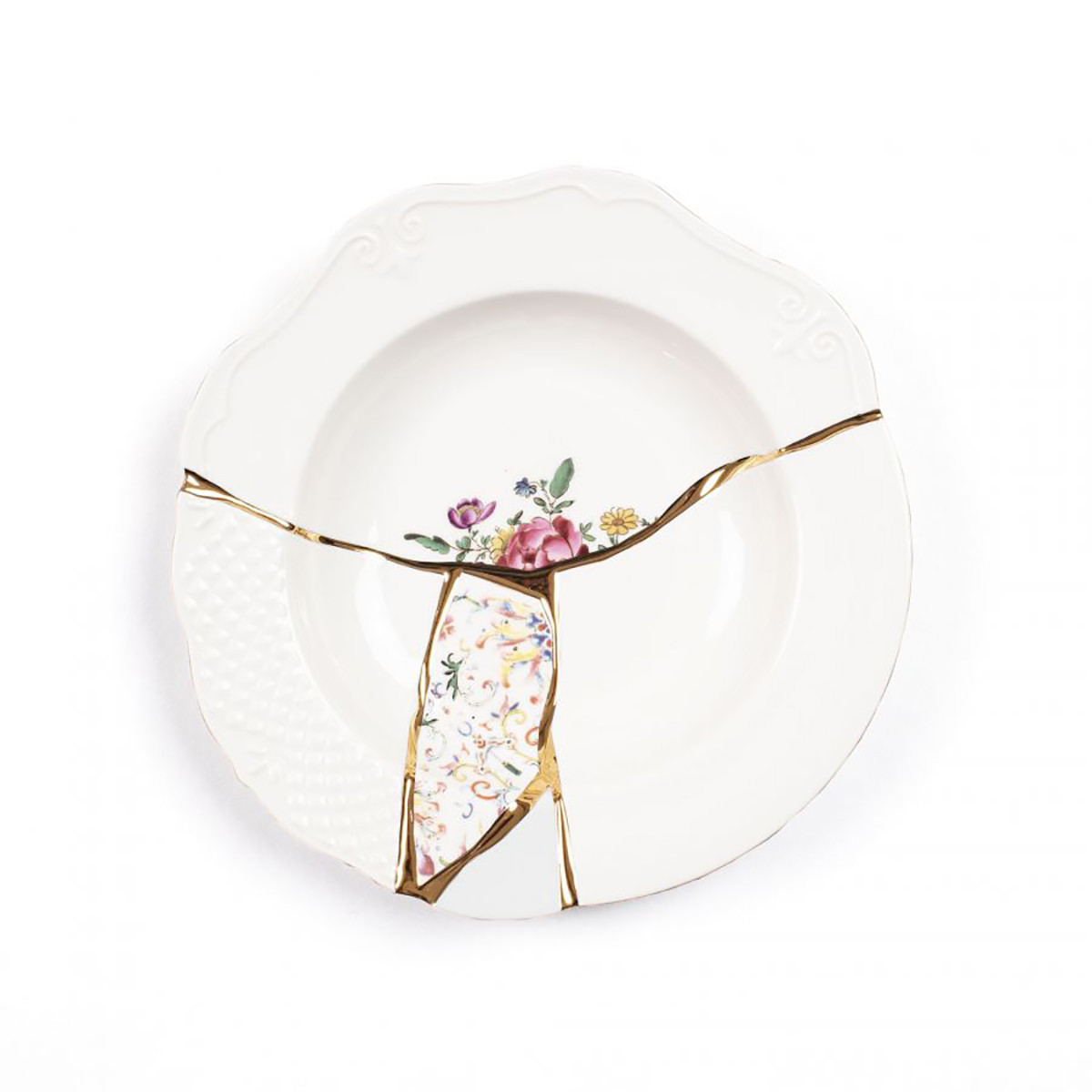 Kintsugi Soup Plate 09623 Seletti