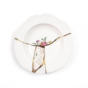 Kintsugi Soup Plate 09623 Seletti