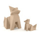 Kitsune Origami scultura Vondom vista