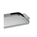 Alessi KL09 Tau Vassoio rettangolare in acciaio Inox dettaglio