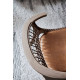 Knoll Citterio Klismos Poltroncina con schienale intrecciato naturale dettaglio