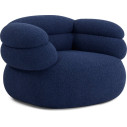 Knoll Biboni Poltrona vista Navy