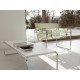 Knoll Breuer Wassily Poltrona Cuoio Bianco-Beige ambientazione