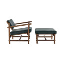 Knoll Muecke Poltrona Noce Oxford vista