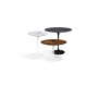 Knoll Saarinen Tavolino Tulip Ø 51 Marmo Nero Marquina vista
