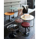 Knoll Saarinen Tavolino Tulip Ø 51 Marmo Nero Marquina ambientazione