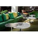Knoll Saarinen Tavolino Tulip Ø 51 Marmo Nero Marquina ambientazione