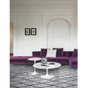 Knoll Saarinen Tavolino Tulip Ø 51 Marmo Statuarietto ambientazione