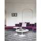 Knoll Saarinen Tavolino Tulip Ø 51 Marmo Statuarietto ambientazione