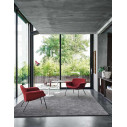 Knoll Saarinen Tavolino Tulip Ø 51 Marmo Statuarietto ambientazione