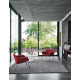 Knoll Saarinen Tavolino Tulip Ø 51 Marmo Statuarietto ambientazione