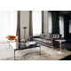 Knoll Saarinen Tavolino Tulip Ø 51 Marmo Statuarietto ambientazione