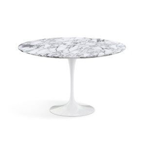 Knoll Saarinen Tavolo Tulip Ø 137 Marmo Arabescato
